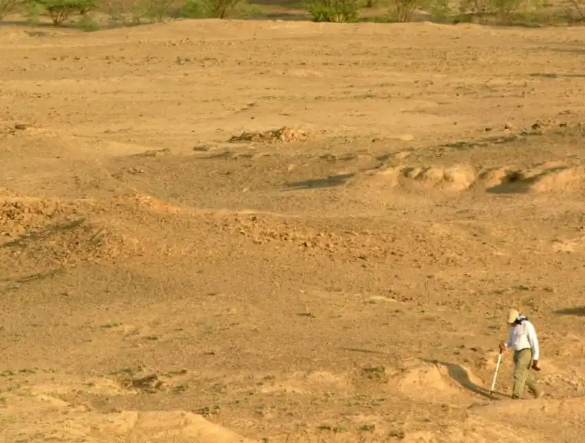 موقع هاليبي المكشوف في وادي عفار المتصدع بإثيوبيا