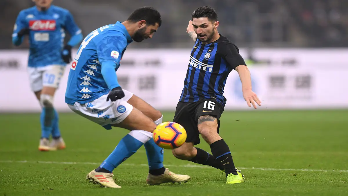 هدف مباراة إنتر ميلان ونابولي.. 1/0 لأبناء النيراتزوري (فيديو)