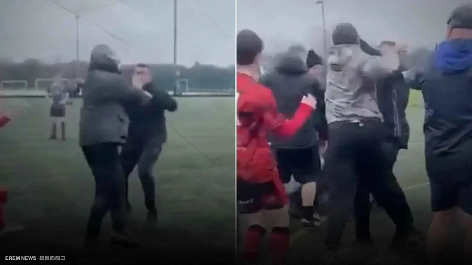 عراك وتبادل لكمات.. فوضى أولياء الأمور تفسد مباراة للناشئين (فيديو إرم)
