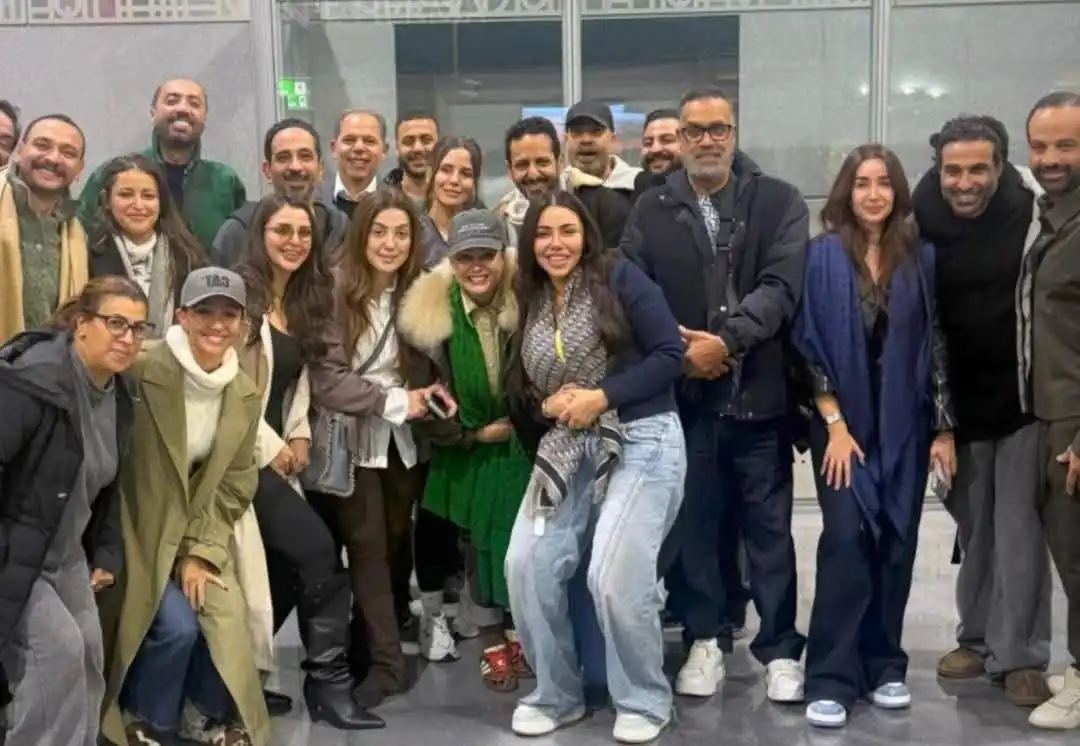 صورة تجمع هنا الزاهد بأحمد حلمي