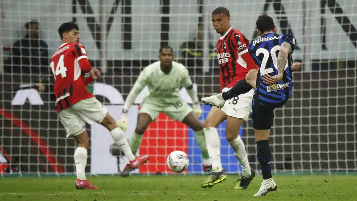 تعادل مثير بين ميلان وإنتر في ذهاب نصف نهائي كأس إيطاليا