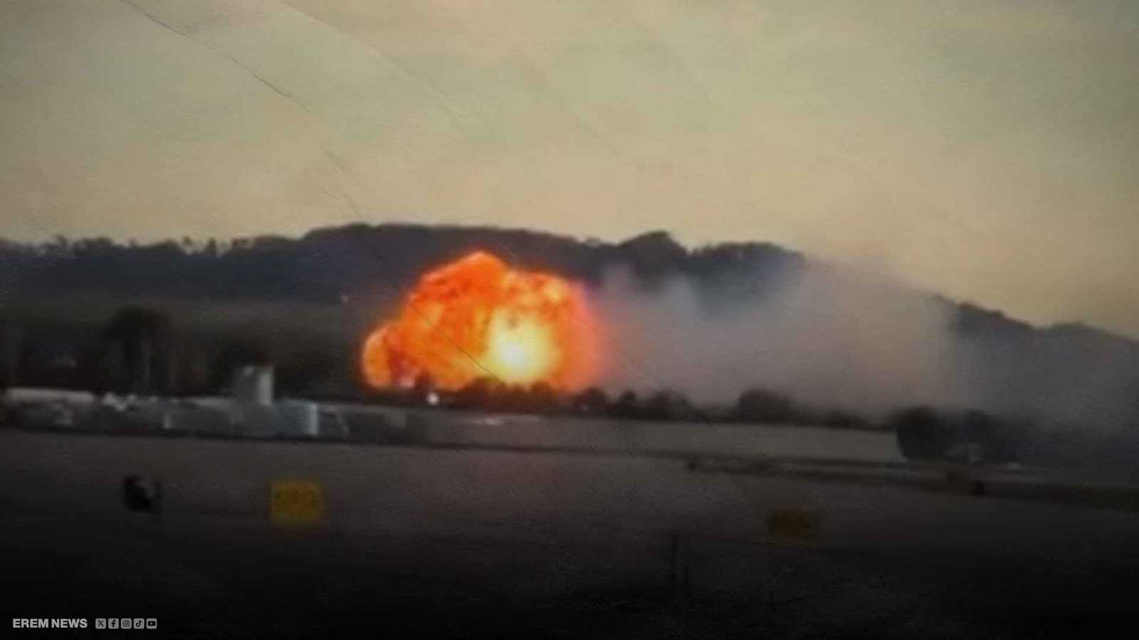 طائرة شحن تتحول إلى "كرة لهب" أثناء إقلاعها (فيديو إرم)