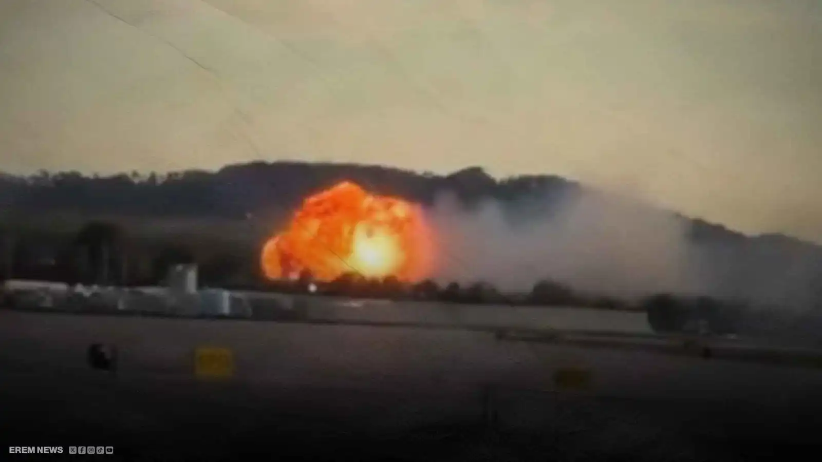 طائرة شحن تتحول إلى "كرة لهب" أثناء إقلاعها (فيديو إرم)