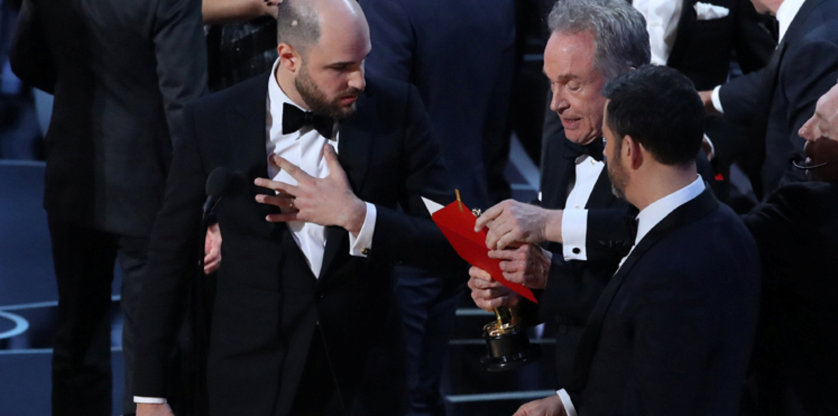 هذا سر الخطأ الفادح بإعلان أفضل فيلم بحفل الأوسكار