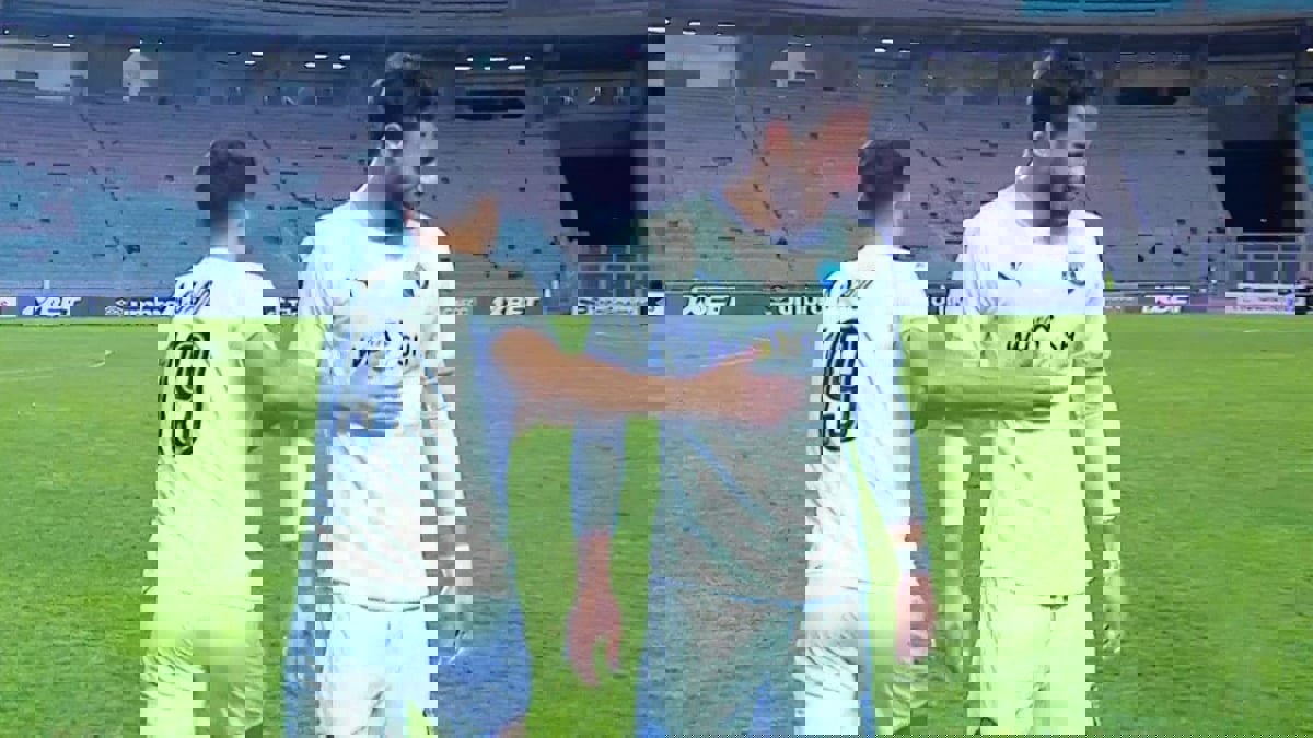 رمضان صبحي يخرج من مباراة الصفاقسي ضد بيراميدز باكيا (صور)