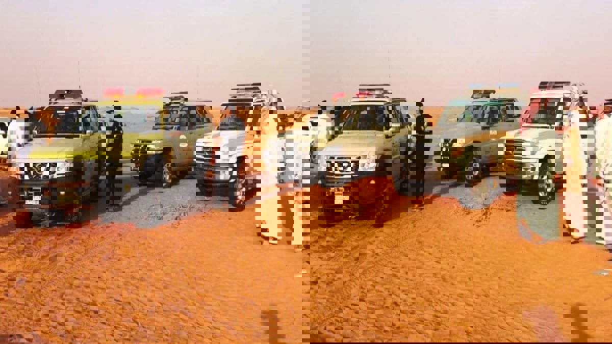 نهاية سعيدة لسائح أجنبي خلال مغامرة في الربع الخالي بالسعودية (فيديو وصور)