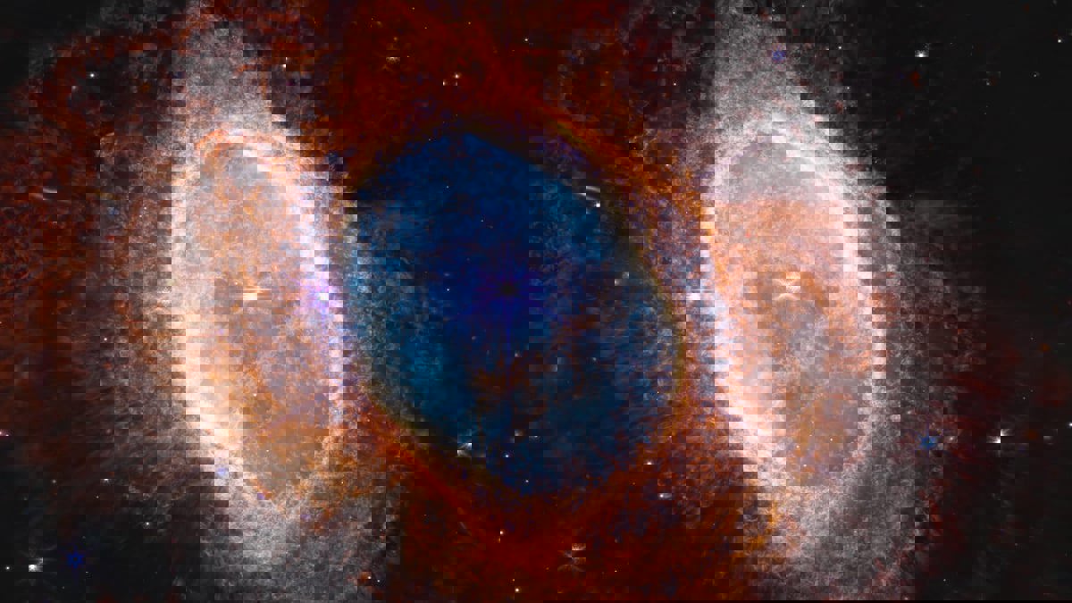 تلسكوب "جيمس ويب" وفر صورة لمجرة عجلة العربة تتميز بوضوح غير مسبوق