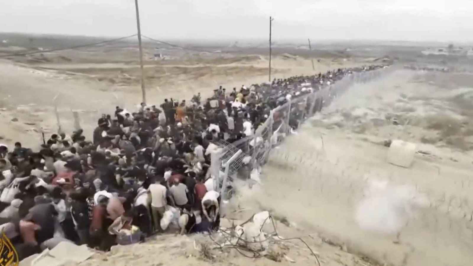 التلغراف: عمال إغاثة أمريكيون أطلقوا النار على سكان غزة (فيديو)