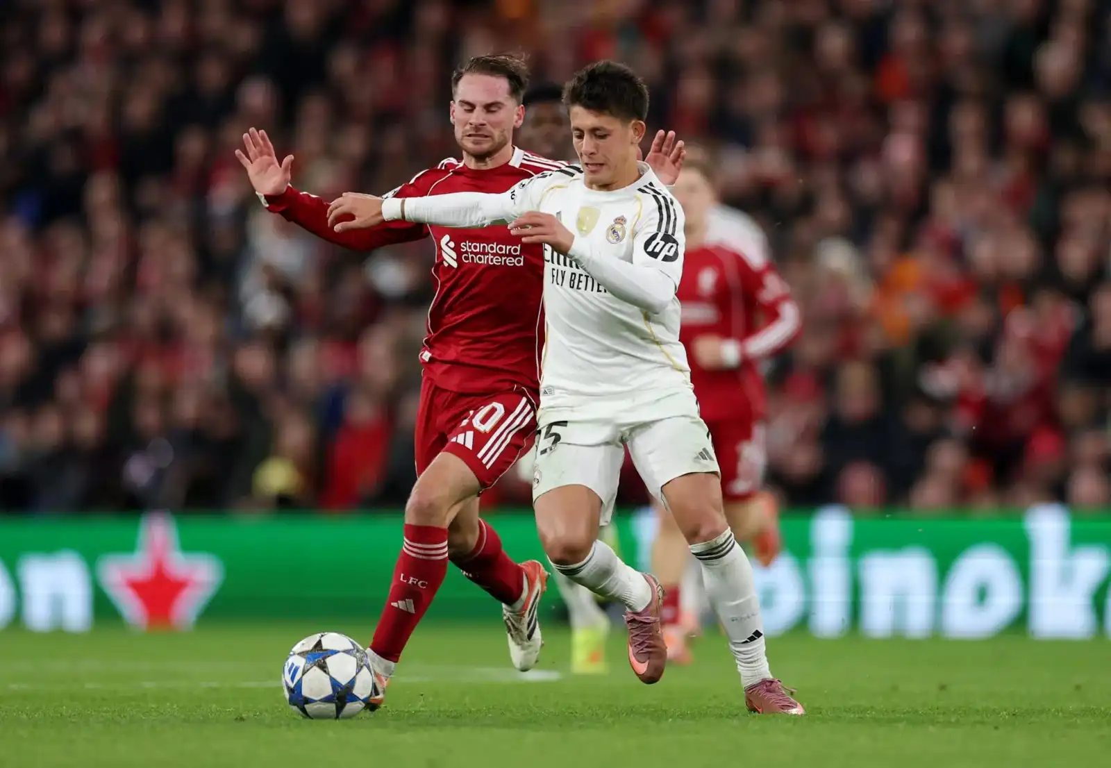 من مباراة ليفربول ضد ريال مدريد