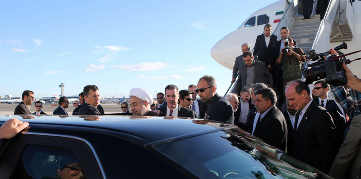 روحاني من نيويورك: هذه فرصة جيدة لكشف "سوء السلوك" الأمريكي