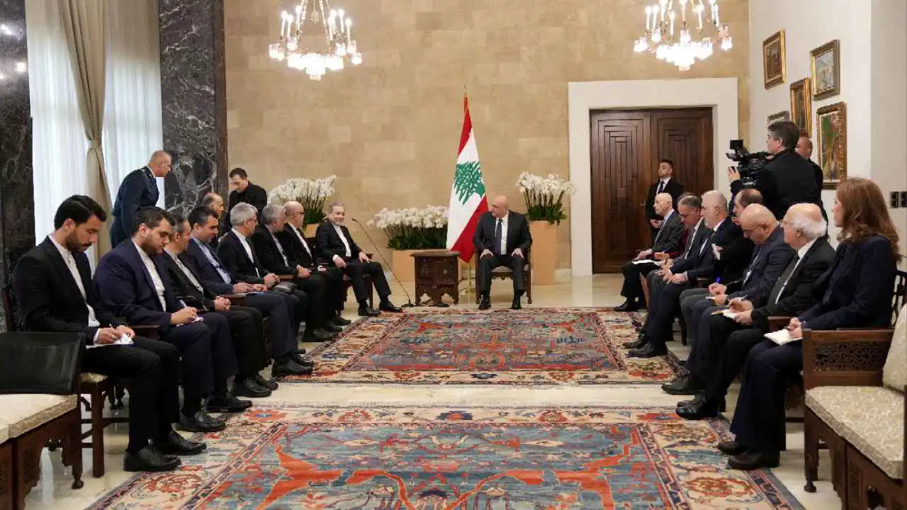 عراقجي لعون: إيران تحترم سيادة لبنان (صور)