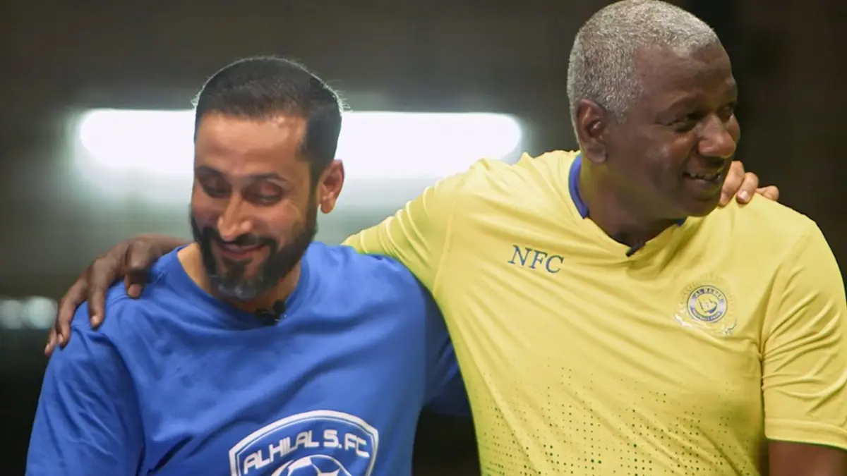 جدل واسع في السعودية بسبب صورة لسامي الجابر وماجد عبدالله (شاهد)