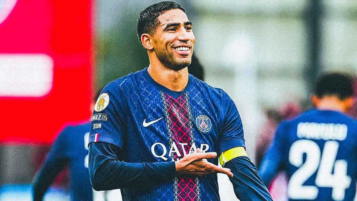 أشرف حكيمي يحرز ثنائية لسان جيرمان ويحتفل على طريقة نجم NBA (صور وفيديو)