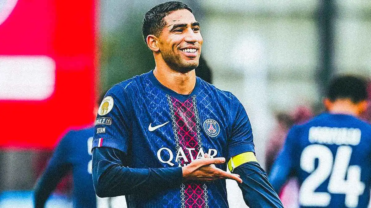 أشرف حكيمي يحرز ثنائية لسان جيرمان ويحتفل على طريقة نجم NBA (صور وفيديو)