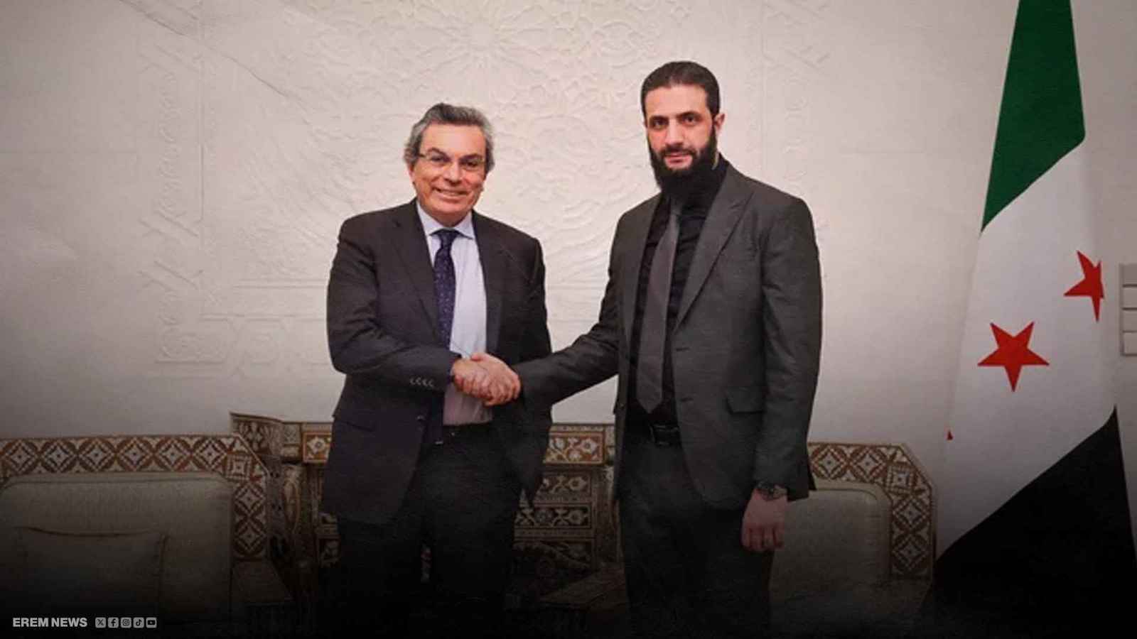 أحمد الشرع مع أيمن أصفري