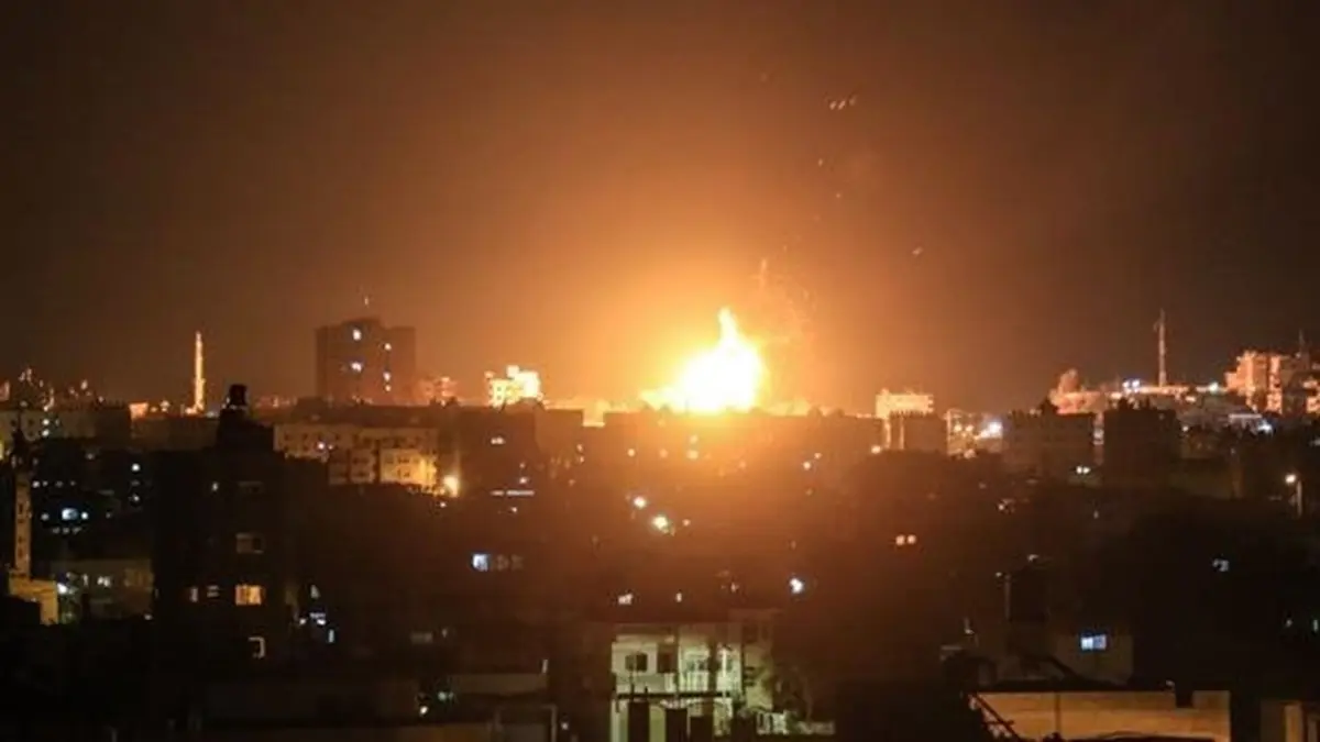 الجيش الإسرائيلي يقصف موقعين فلسطينيين بغزة