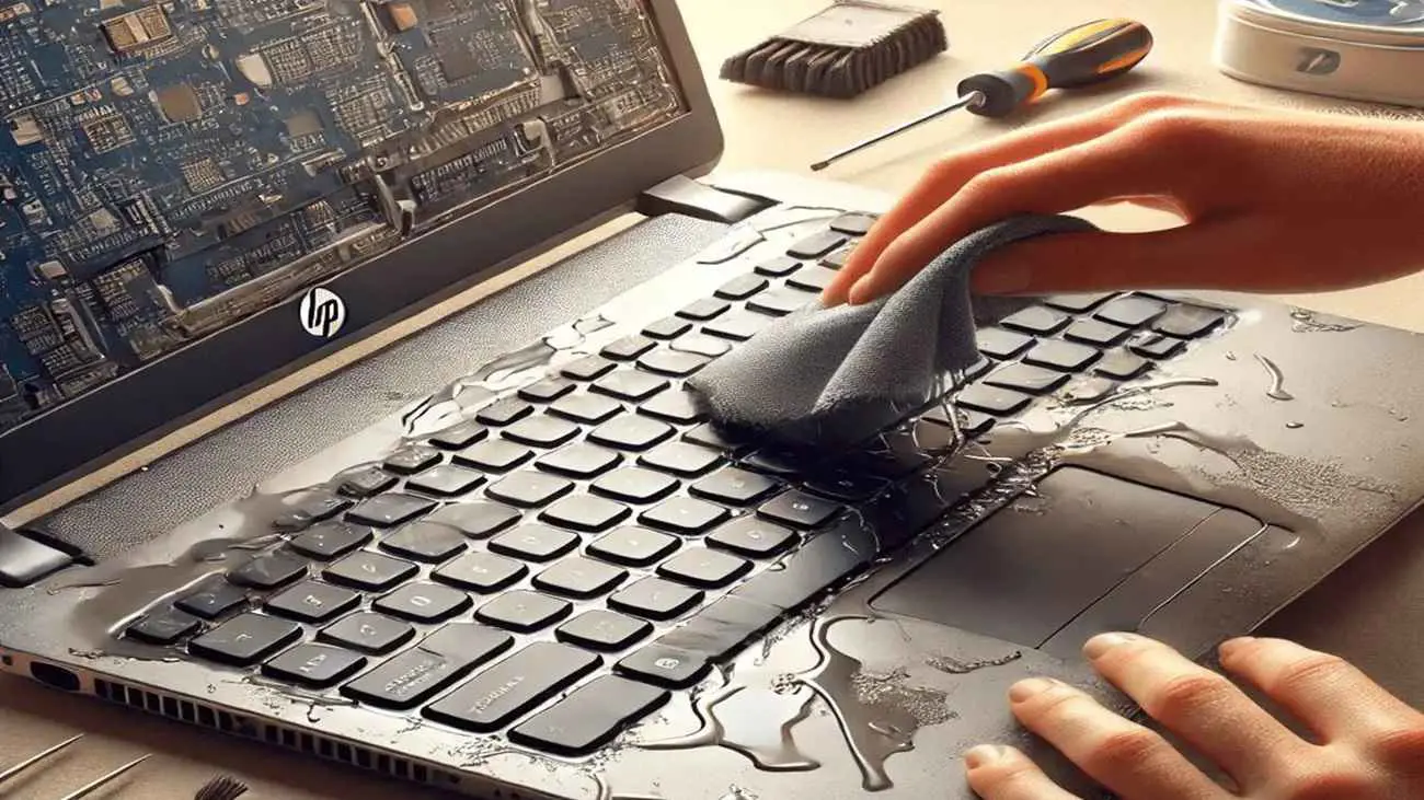 نصائح لتخفيف أضرار الماء على الكمبيوتر المحمول