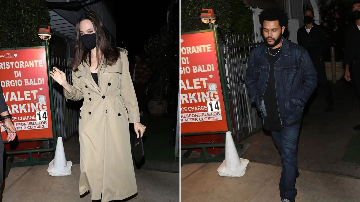 هل ارتبطت أنجلينا جولي بالمغني "ذا ويكند"؟