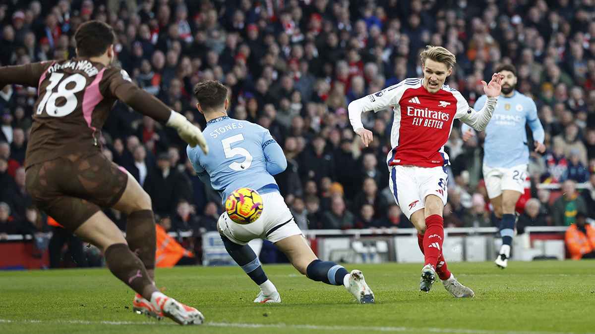 ملخص وأهداف ونتيجة مباراة آرسنال ضد مانشستر سيتي في الدوري الإنجليزي