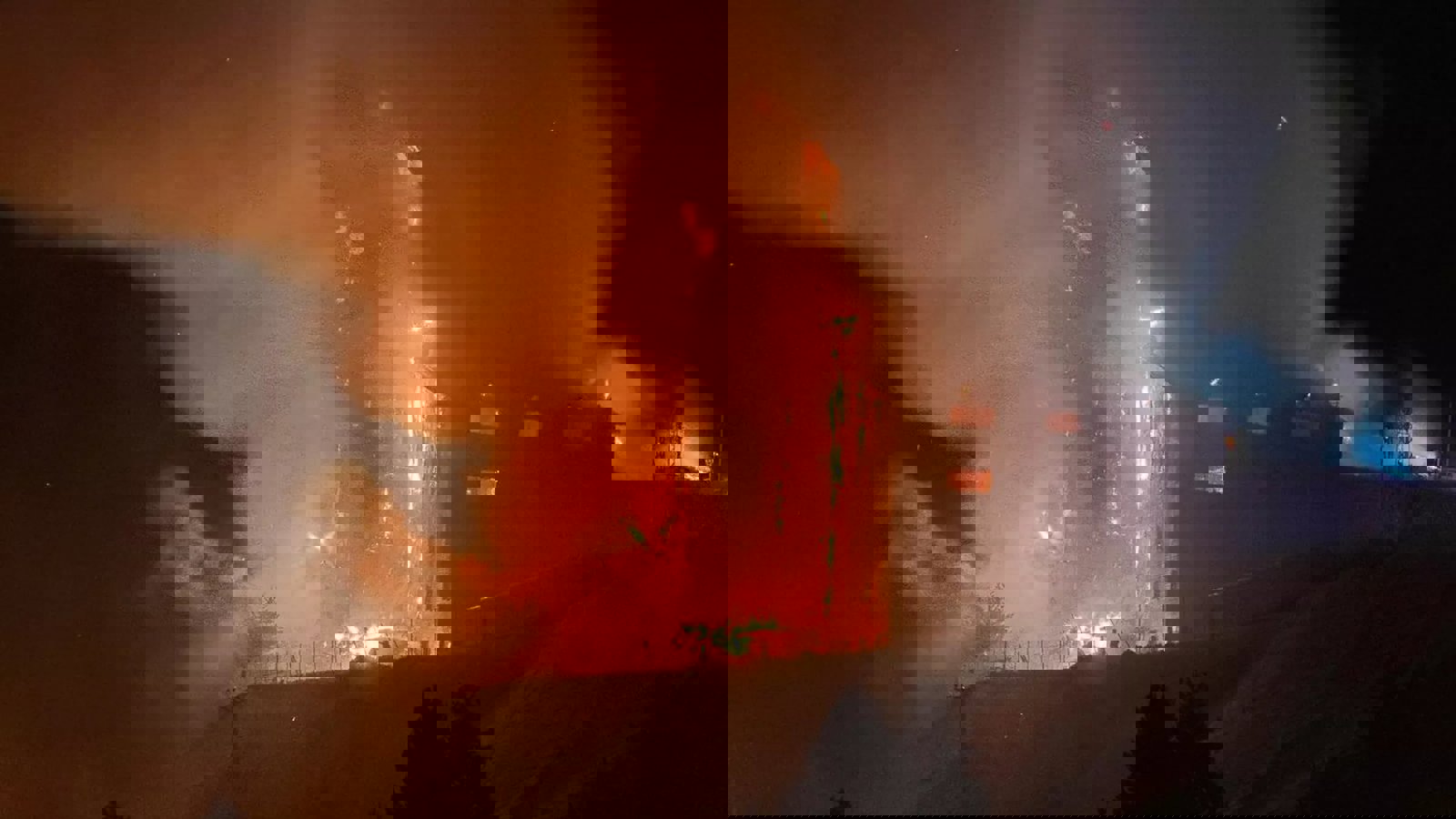 تزامناً مع المحاكمة.. فيديو صادم لحريق الفندق التركي يثير موجة غضب