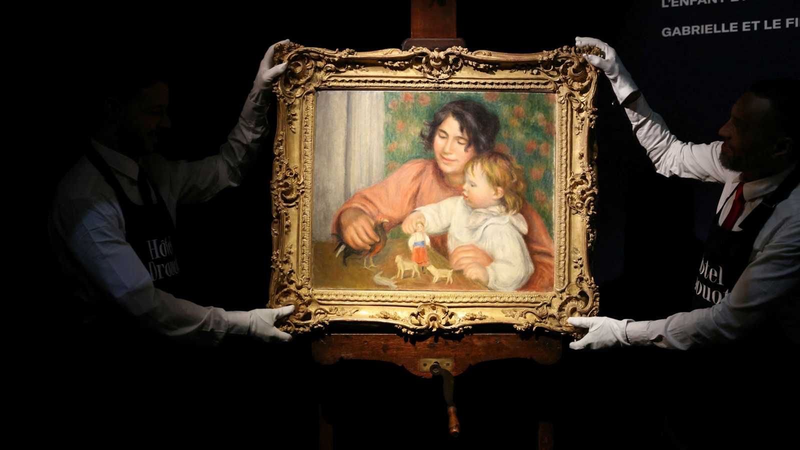 "الطفل وألعابه".. بيع لوحة لـ"رونوار" بمبلغ 1,8 مليون يورو (صور)