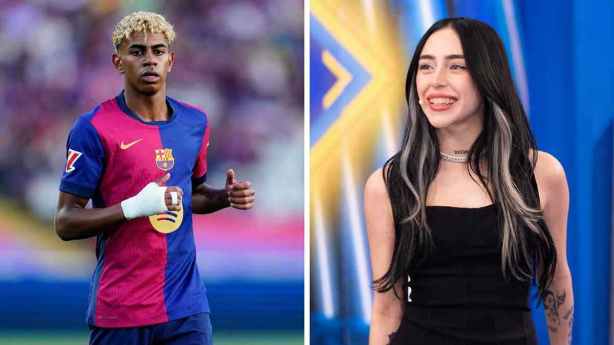 بعد تجدد إصابته في العانة.. سخرية من لامين يامال بعد حمله نيكي نيكول (صورة)