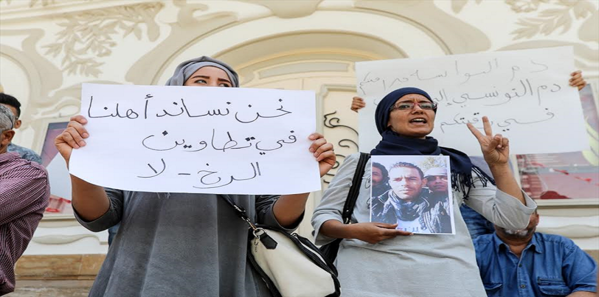 بالصور.. احتجاجات في تونس العاصمة دعمًا لمتظاهري "تطاوين"