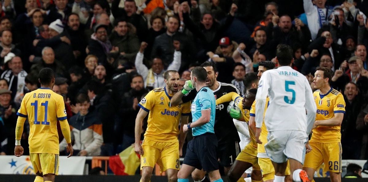 مباراة ريال مدريد ويوفنتوس.. طرد بوفون بسبب ضربة جزاء مثيرة للجدل (فيديو)