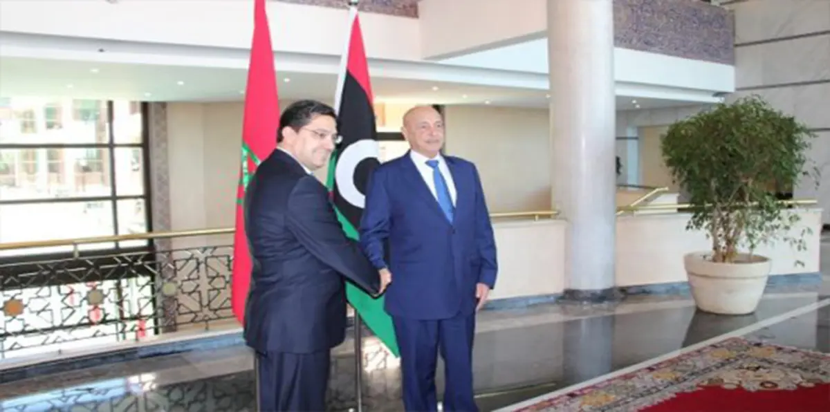 عقيلة صالح يدعو العاهل المغربي للسعي في رفع الحظر عن تسليح الجيش الليبي