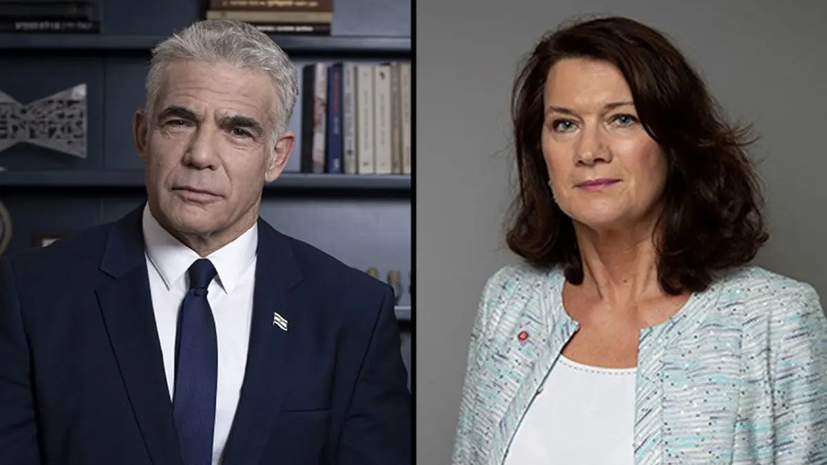 أول اتصال بين وزير خارجية إسرائيل ونظيرته السويدية بعد 7 سنوات من الجفاء