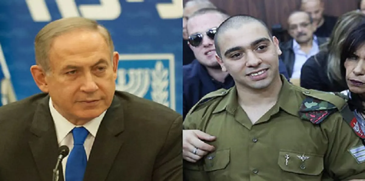 نتنياهو يؤيد منح عفو للجندي المدان بقتل فلسطيني في الضفة الغربية