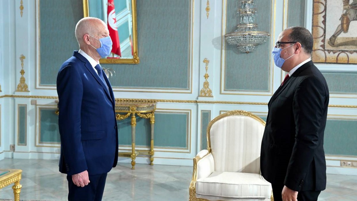 الرئيس التونسي يعين وزير الداخلية هشام المشيشي رئيسا للوزراء‎
