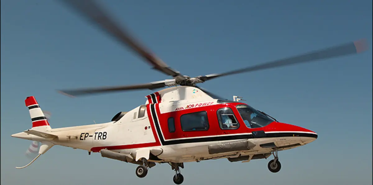 تحطم مروحية إيرانية تابعة لشركة نفط في الخليج