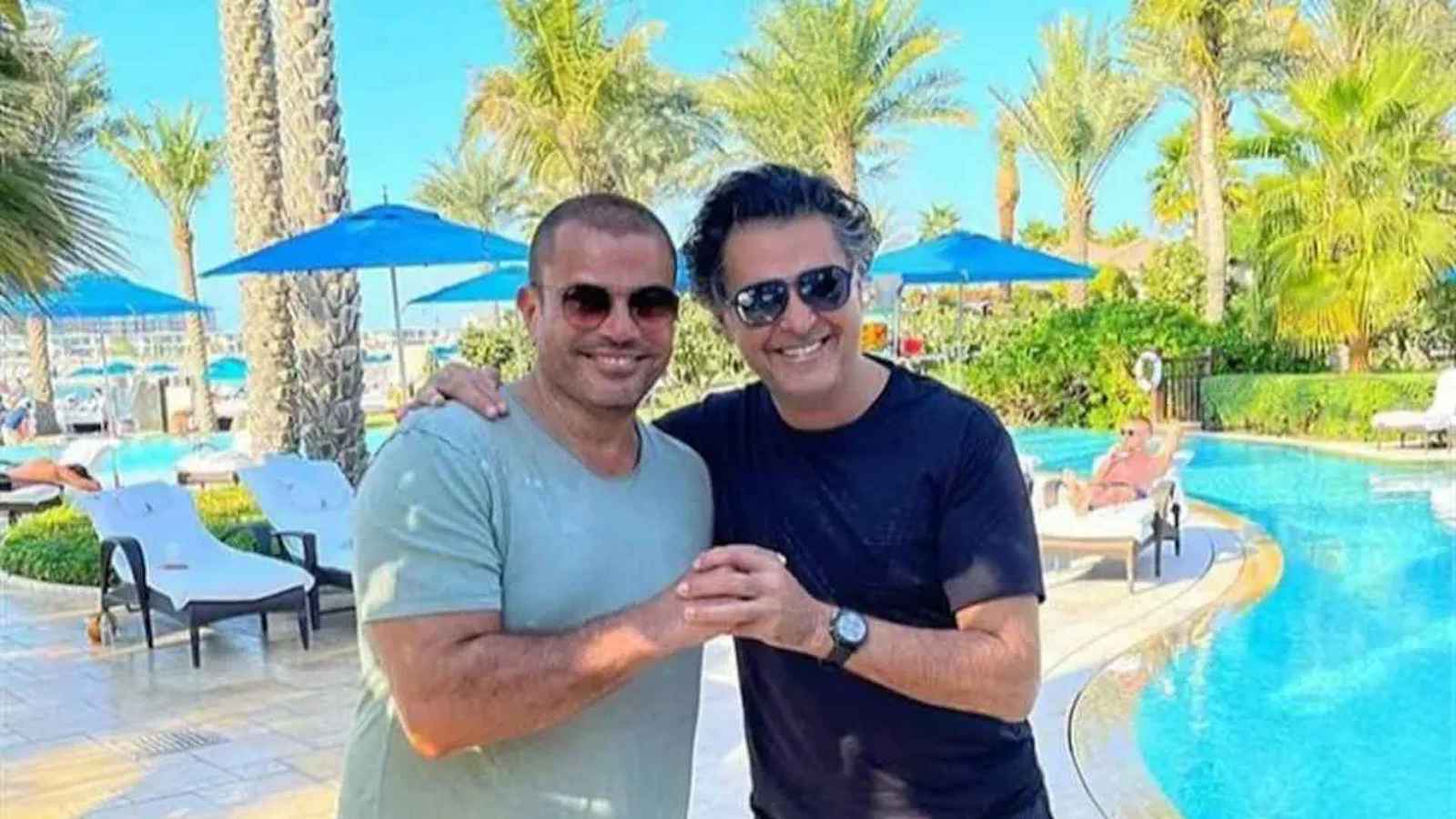 بعد 40 عاما من الانتظار.. حدث نادر يجمع عمرو دياب وراغب علامة (فيديو)