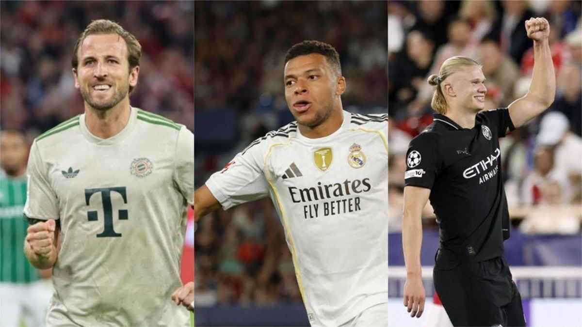 صراع ناري بين مبابي وكين وهالاند.. ترتيب هدافي دوري أبطال أوروبا