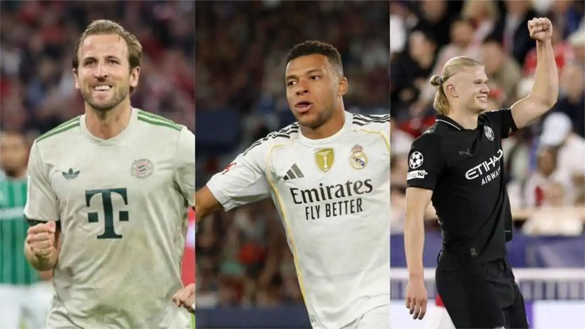 صراع ناري بين مبابي وكين وهالاند.. ترتيب هدافي دوري أبطال أوروبا