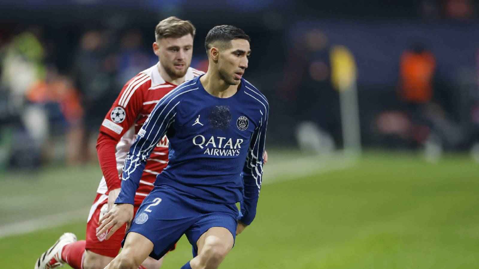 أشرف حكيمي يحطم رقم محرز في دوري أبطال أوروبا