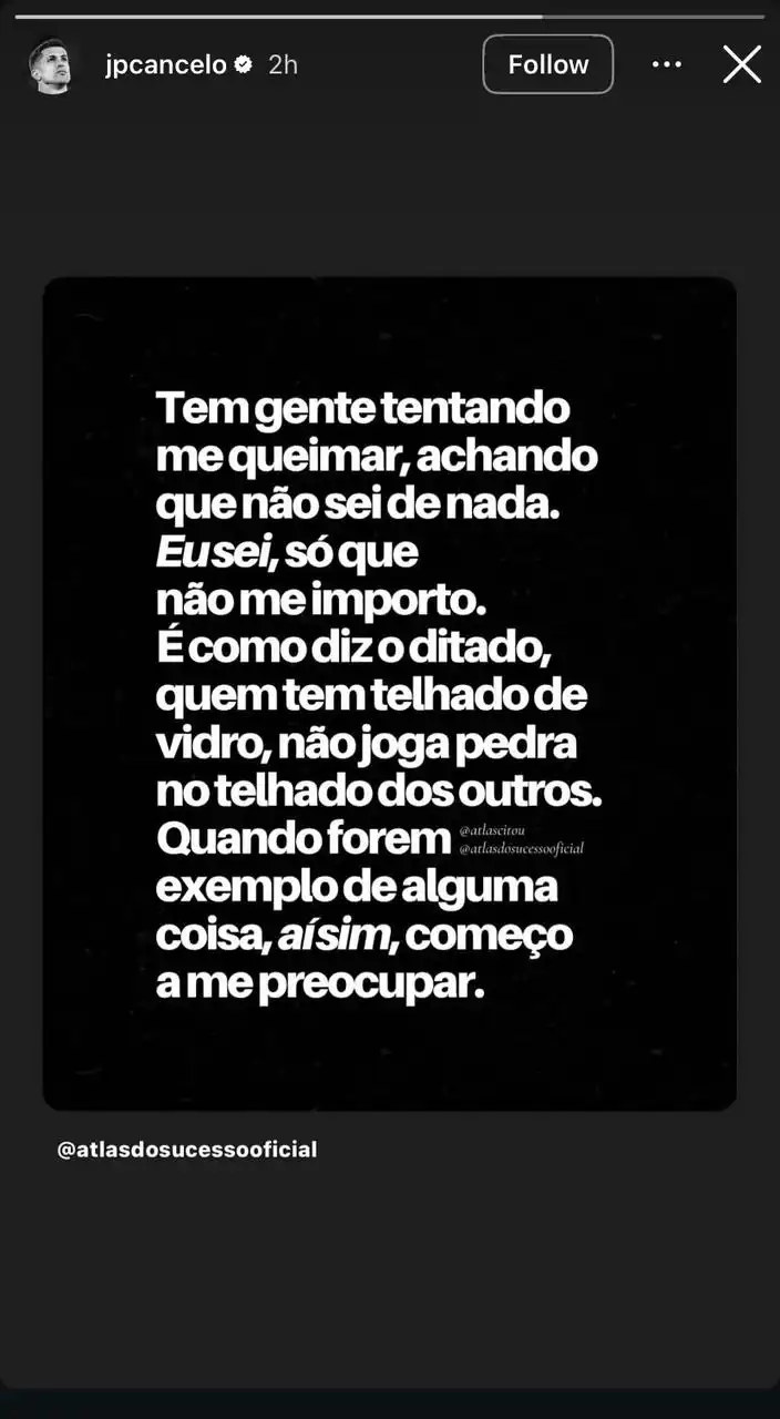 رسالة جواو كانسيلو نجم الهلال السعودي