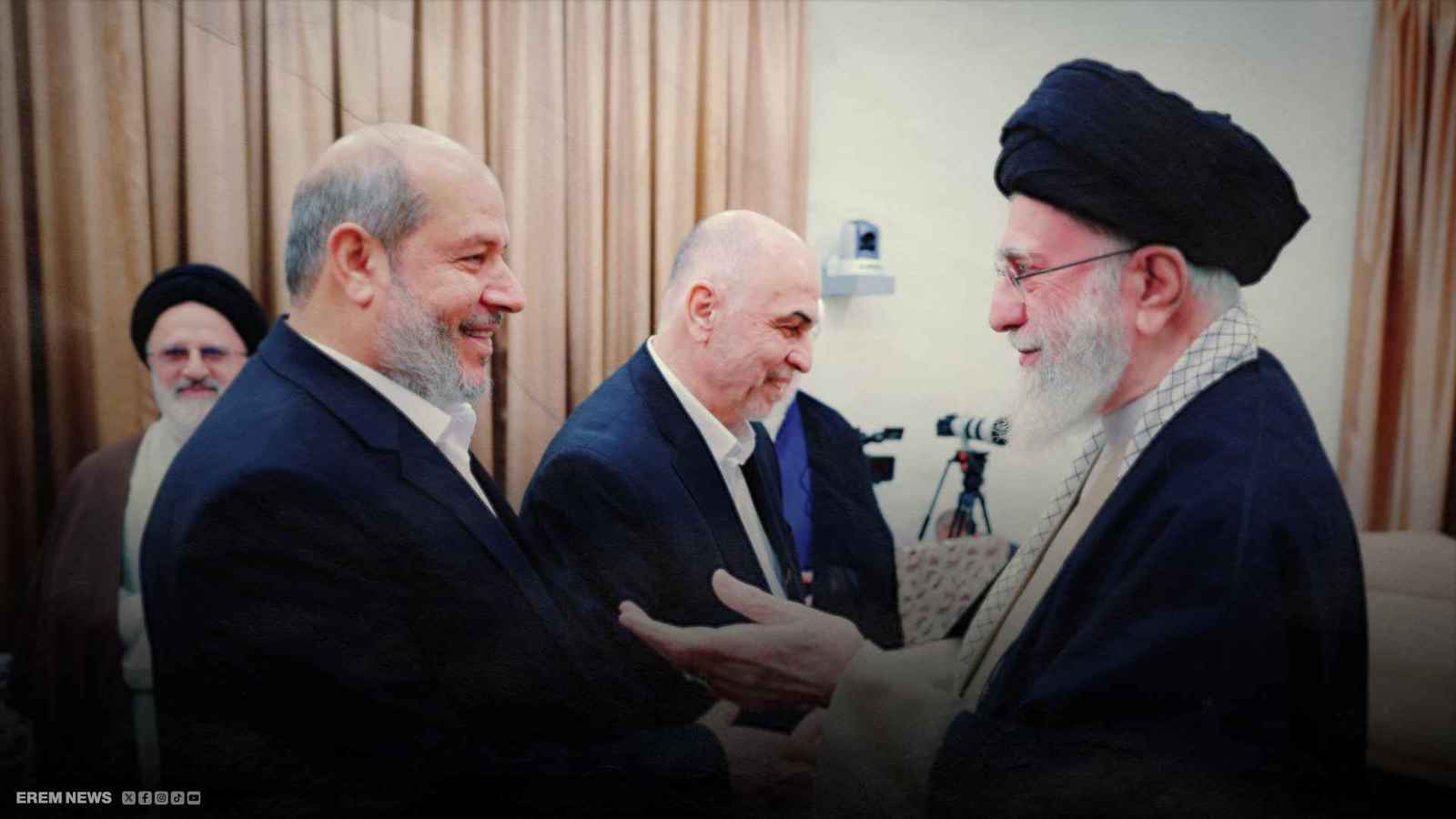 لقاء خامنئي مع وفد حماس