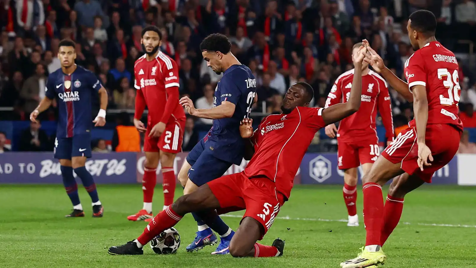 سان جيرمان يهزم ليفربول ويتقدم نحو نصف نهائي أبطال أوروبا (فيديو)