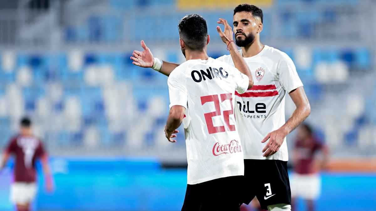 "فاموس".. رد فعل شيكابالا وخوان بيزيرا بعد فوز الزمالك على سيراميكا (فيديو)