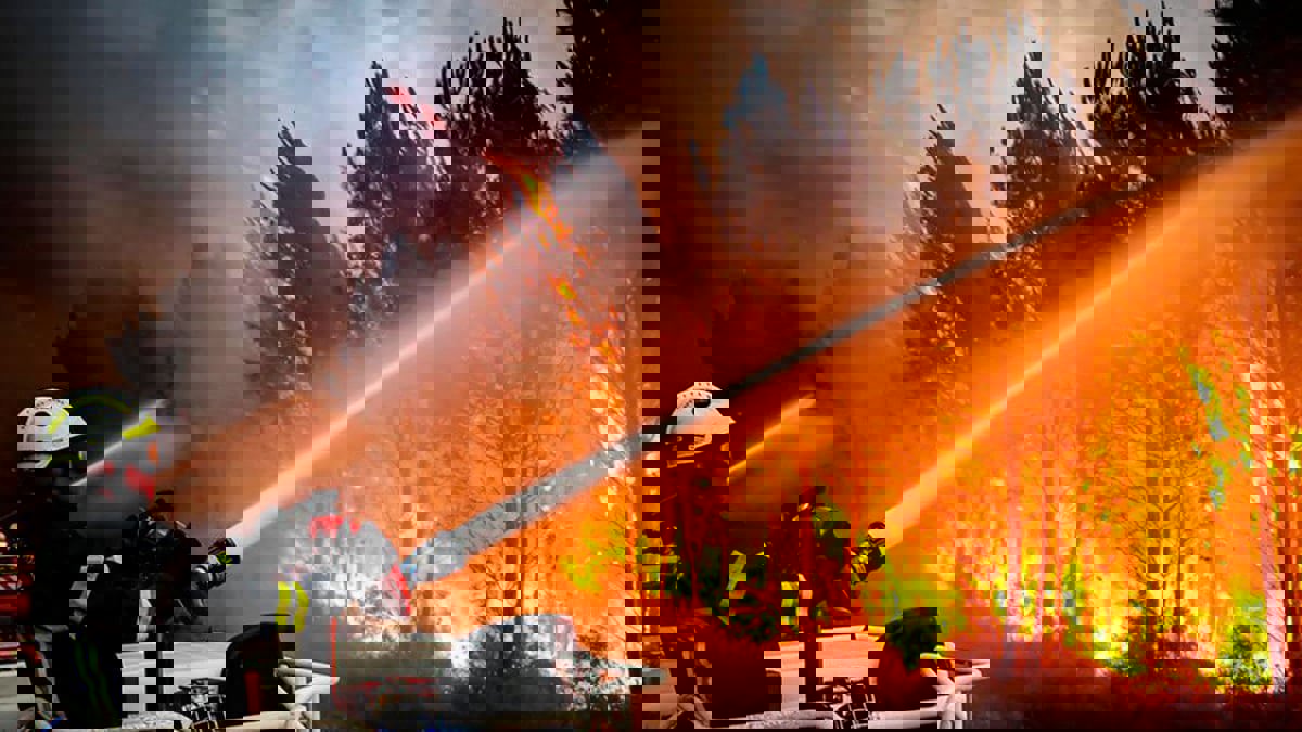 أوروبا تكافح حرائق الغابات المدمرة وسط ارتفاع قياسي على درجات الحرارة