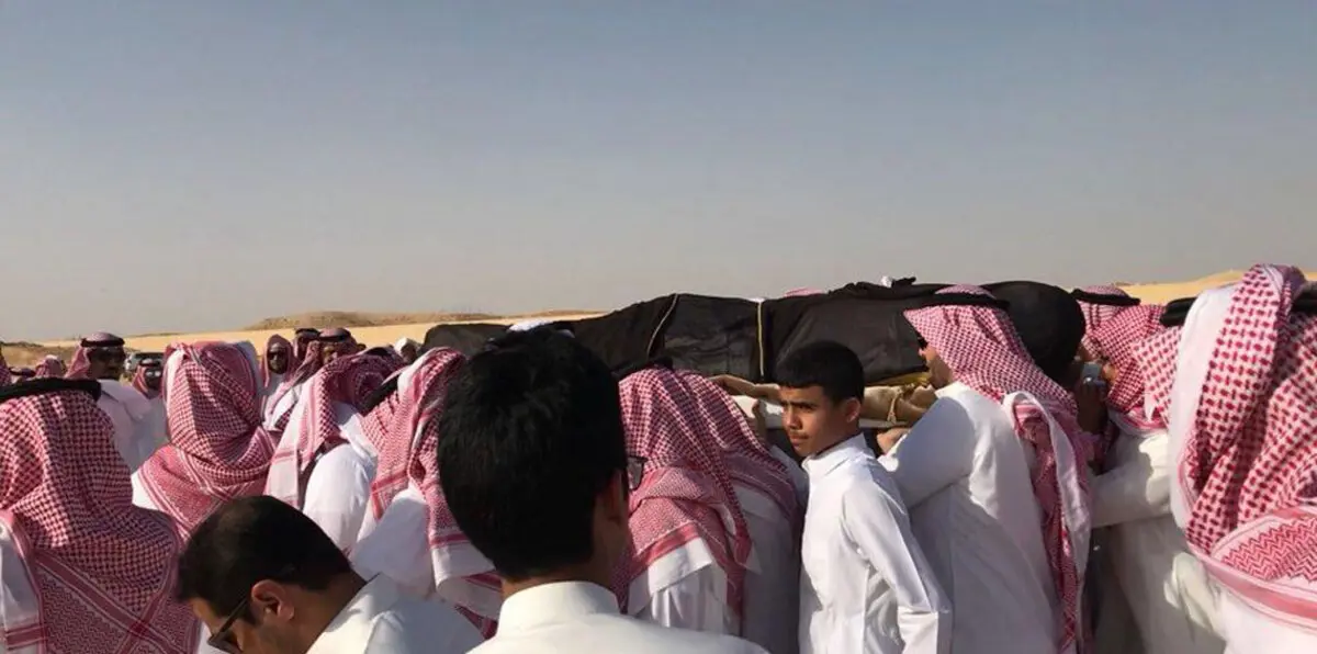 السعوديون يشيعون الإعلامي الفهيد  في الرياض (فيديو وصور)