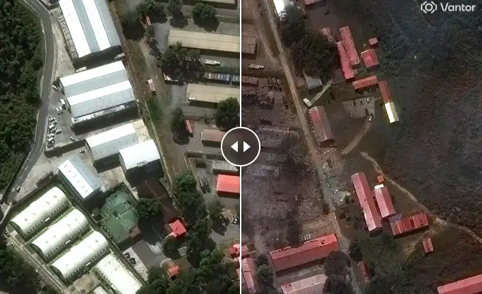 قبل وبعد الضربات الأمريكية