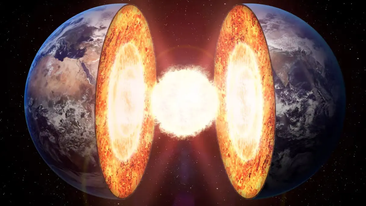 باطن الأرض قد يحتوي على أجزاء كبيرة من كوكب آخر