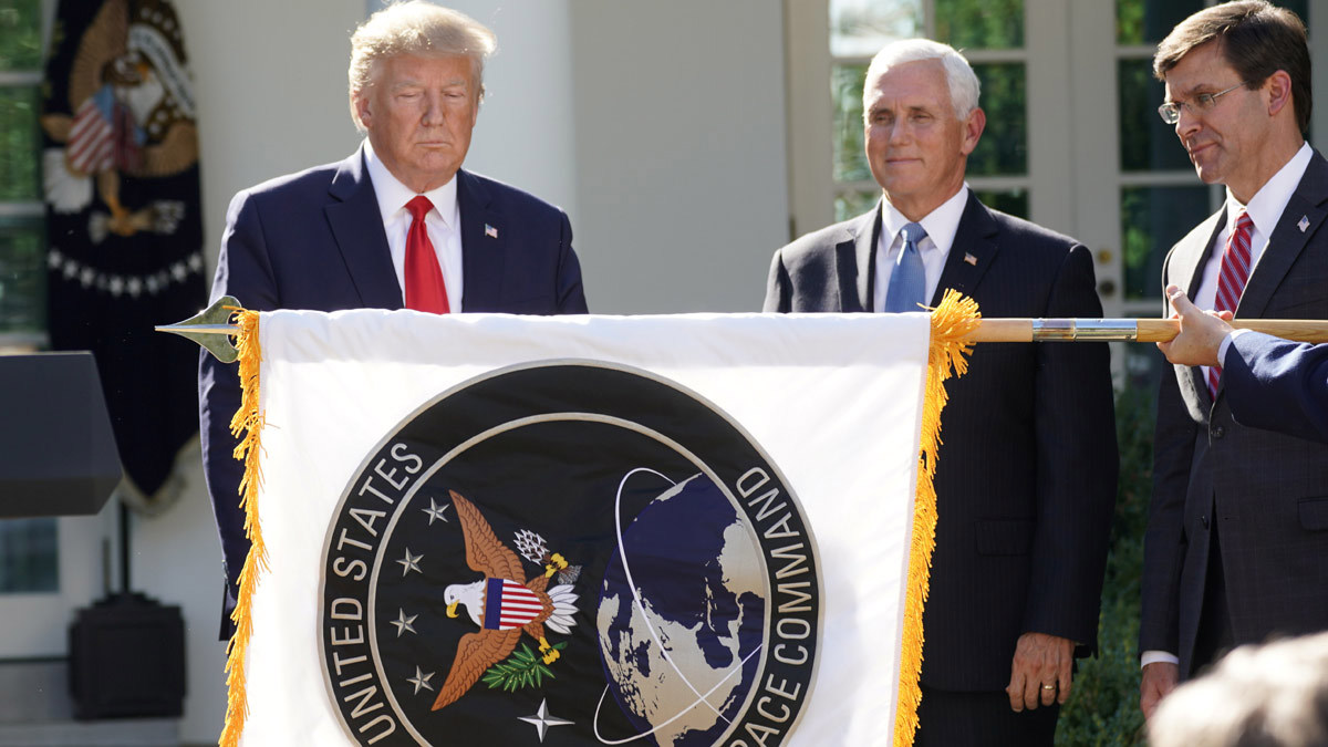 ترامب يعلن إنشاء قيادة عسكرية أمريكية في الفضاء