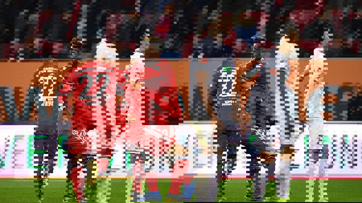 بايرن ميونيخ يتخطى أوغسبورغ بصعوبة ويطارد بروسيا دورتموند على قمة ترتيب الدوري الألماني (فيديو)