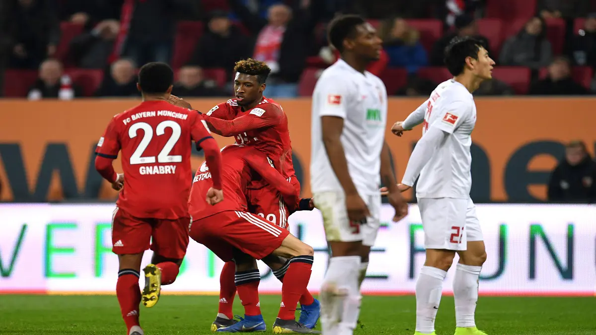 بايرن ميونيخ يتخطى أوغسبورغ بصعوبة ويطارد بروسيا دورتموند على قمة ترتيب الدوري الألماني (فيديو)