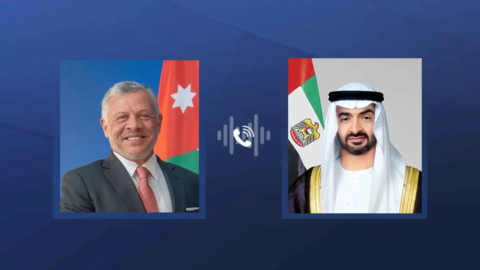 رئيس الإمارات يستقبل ملك الأردن في أبوظبي