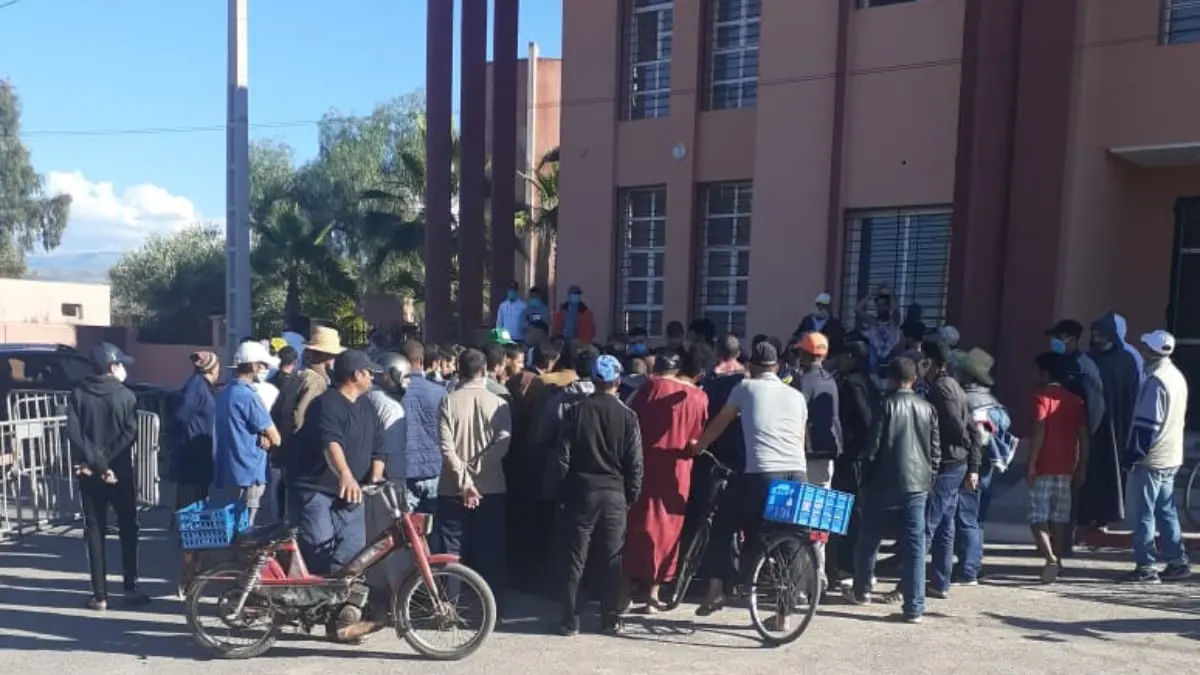 وفاة فقير مغربي في طابور "قفة رمضان"